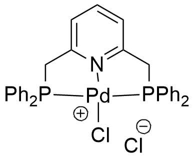 2,6-bis(diphenylphosphinomethyl)pyridine dichloropalladium